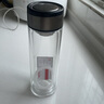 【⭐京东物流配送】高硼硅双层玻璃杯大容量泡茶杯水杯子茶水分离 【双层加厚】茶杯 350ml 1只 实拍图