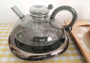 高茗鼠尾玻璃煮茶壶2024新款电陶炉煮茶器财鼠高档加厚茶水分离泡茶壶 诗园炉+财鼠壶 550ml 实拍图
