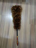 鸿涤手工真鸡毛老式掸子除尘扫灰加厚密不掉毛家用汽车可伸缩清洁神器 【赤焰】伸缩柄红棕色 鸡毛掸子 实拍图