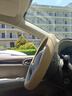适用于适用于日产轩逸经典方向盘套楼兰老天籁奇骏阳光骊威骐达真皮把套新款 轩逸经典专用（米色） 实拍图