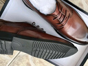海澜之家HLA皮鞋男士德比鞋商务正装办公鞋子男HAAPXM4DAV318 棕色42 实拍图