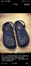卡骆驰crocs洞洞鞋贝雅卡骆班轻便耐磨一脚蹬休闲鞋|205089 深蓝/辣椒红-4CC 43 (270mm) 实拍图