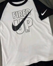 NIKE3BRAND 耐克男女童纯棉短袖T恤+短裤2件套夏季插肩袖儿童短袖套装 实拍图