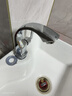 明哲黄铜面盆单冷龙头 洗手盆 洗脸盆 台下盆 陶瓷盆单冷水龙头 单水龙头无进水管 实拍图