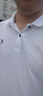 乔丹 短袖t恤男夏季新款棉质透气速干休闲服舒适时尚健身衣运动短袖男 白色-(POLO衫) L /175 实拍图