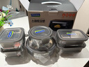 Glasslock钢化玻璃保鲜盒耐热烤箱适用饭盒密封储物保鲜便当盒6件套礼盒装 实拍图