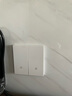 国际电工无线遥控开关主机220v面板免布线双控家用随意贴电灯照明智能开关 二开主机1个+二开随意贴1个 实拍图