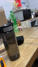 诺百纷4系魔力球磁弹泡茶杯tritan塑料便携户外健身防摔茶水分离杯  灰黑 T3511  550ml 实拍图