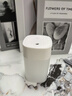 加湿器家用空气加湿器净化器香薰机空调房轻音usb桌面办公室便携孕妇婴儿补水车载空气净化喷雾 单喷大雾-【珍珠白】400ml 实拍图