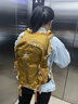 赛普登山包户外专业背包轻便旅行双肩包徒步轻量化背负系统 黄色-30升真实容量+可拆背负支架送防雨罩 实拍图