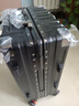 啄木鸟行李箱铝框结实耐用合金拉杆箱大容量轻便旅行箱加厚可登机密码箱 大气黑 -双封闭内里+便携挂钩 20英寸 【减震刹车轮+TSA密码锁】 实拍图