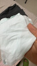 全棉时代女士内裤女纯棉抗菌高腰三角裤3条装 薄荷绿+奶白+香芋紫 175 实拍图
