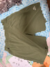 伯希和（Pelliot）户外快干短裤男夏季薄款弹力休闲运动裤跑步吸湿快速干燥裤子 浅茶绿 L 实拍图