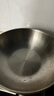 赫巴兹（HZIB）德国炒锅316不锈钢炒菜锅无涂层平底炒锅电磁炉煤燃气通用 全钢盖内径30外径 32cm 实拍图