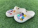 卡骆驰（CROCS）贝雅卡骆班儿童洞洞鞋沙滩鞋男女童包头拖鞋/207018/207019 冬日白-11S 35 (215mm) 实拍图