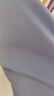 ubras【特卖】螺纹肌理阔腿百搭裤高腰直筒阔腿裤长裤女 丹宁蓝色 M 实拍图