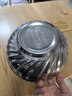 美厨（maxcook）304不锈钢碗20cm 大汤碗面碗餐具双层隔热1500ml MCWA648 实拍图