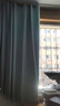 未来式窗帘遮光2025新款高级感法式奶油风轻奢客厅卧室隔音隔热遮光布 雪尼尔-蒂芙尼蓝（99%遮光）(当天发货) 宽3.0米*高2.5米挂钩款1片 实拍图