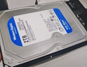 西部数据（WD）台式机械硬盘 WD Blue 西数蓝盘 2TB 5400转 64MB SATA CMR垂直 电脑硬盘 3.5英寸 WD20EARZ 实拍图