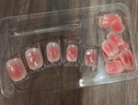 美肤语美甲贴片穿戴甲(腮红爱心)短款假指甲果冻胶可拆带工具MF8575 实拍图