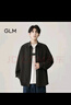 GLM短袖衬衫男夏季韩版宽松透气潮流百搭免烫半袖衬衣外套黑色3XL 实拍图