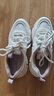 他她春秋厚底透气老爹鞋女鞋网面增高运动鞋新款WOG16BM4 白/灰紫 38 实拍图