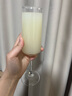 青苹果香槟杯两只 水晶玻璃洋酒杯套装红酒杯高脚杯起泡酒杯250ml 实拍图
