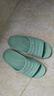 回力拖鞋女浴室防滑一字拖厚底eva沙滩凉鞋SDJ-0396 绿色 36-37 实拍图