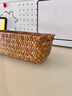 繁夏海草收纳筐藤编草编储物篮竹编篮桌面杂物长方形编织置物整理篮筐 实拍图