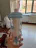 炊大皇吸管杯水杯女高颜值2025便携可爱tritan随行果汁杯果冻蓝650ml 实拍图