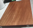 京东京造 菜板 砧案板切菜家用食品级实木抗菌 【乌檀整木】40*27*2.5cm 实拍图