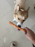 疯狂小狗中大型犬金毛边牧洁齿磨牙棒 巨无霸牛皮夹心卷姜黄&鸡肉味 200g 实拍图