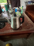 金灶（KAMJOVE） 茶艺专用泡茶烧水壶优雅长嘴电热水壶随手泡开水壶自动断电热水壶煮水壶家用1L 1L T-93（不锈钢色） 实拍图