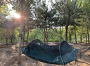 牧野朝歌户外吊床防蚊防雨防侧翻吊床帐篷单双人蚊帐吊床折叠野外露营秋千 吊床帐篷(防蚊）+外账(防雨) 实拍图