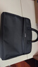 树杰 手提文件包公文包男文件袋手拎商务包手提袋牛津男士收纳防水大容量双层定制印刷 619款黑色 实拍图