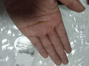 金小貅黄金蹦迪珠999足金爆闪雷瑟珠diy散珠5G足金手链金珠子女编绳送礼 0.82g,3mm蹦迪珠 实拍图