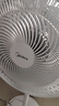 美的（Midea）【品质推荐】七叶轻音柔风电风扇/家用省电落地扇/台式电扇/广角摇头节能宿舍小型风扇 SAE35CA 实拍图
