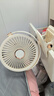 创思米【涡轮聚风】小风扇小型桌面电风扇宿舍床上用USB充电夹子式风扇超长续航静音台式小电扇 实拍图