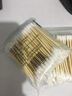 双头棉签木棒卫生棉棒化妆掏耳朵卸妆一次性竹棒家用100支装棉签 棉签【2包】约200支 实拍图
