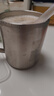 无印良品（MUJI）不锈钢双层马克杯 大容量男女办公学生水杯茶杯咖啡杯 银色 490ml 实拍图