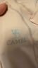 骆驼（CAMEL）速干透气立领T恤女修身显瘦运动短袖衫 Y25BA4L0021 落樱粉 L 实拍图