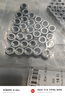 Creaby304不锈钢六角螺母201/316六角螺帽细牙反牙螺丝帽大全国标DIN934 M4[100个]304材质 实拍图