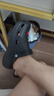 卡骆驰crocs贝雅云彩女士洞洞鞋户外休闲鞋|208186 黑色-001(含智必星) 38 (240mm) 实拍图