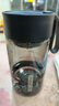 富光夏季女运动水杯儿童便携杯男生夏天杯子乐然随手杯 灰黑色 430ml 实拍图