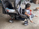 liuncy双胞胎婴儿推车前后坐二胎双人可坐躺轻便折叠儿童手推车 实拍图