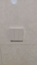 西门子（SIEMENS）开关插座强电面板 86型墙面无框大面板 皓彩系列雅白 三开单控 实拍图
