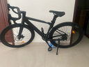兰令（RALEIGH）捷豹公路自行车成年人男女入门级弯把赛车变速通勤骑行单车 曜夜黑 M码（建议身高165-185cm） 16速-机械碟刹 实拍图