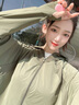 BRCZRO（法国）防晒衣女防晒服凉感披肩遮阳衣防紫外线皮肤衣休闲薄外套 【星空】远山灰 均码 【参考体重 80-140斤】 实拍图