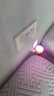 凯辰智能语音小夜灯声控灯小台灯便携氛围拍照LED卧室宿舍床头节能灯 USB插口即插即用 智能语音-猫咪灯【1个装】 实拍图