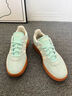 adidas「T头鞋」BARREDA板鞋德训鞋男女阿迪达斯轻运动 薄荷绿/汉玉白/树脂黄   45 实拍图